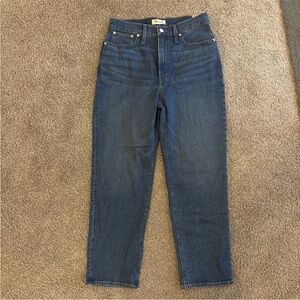MADEWELL *The Perfect Vintage Straight Jean* Mayfield Wash *30* NG251 NWT